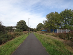 P2011DSC06017	Following the old railway line northwards.