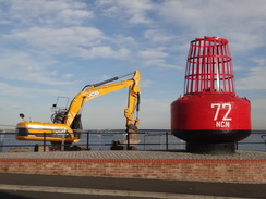 P2011DSC06160	A digger and bouy.