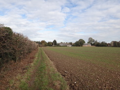 P2011DSC06336	The path heading east out of Harleston.