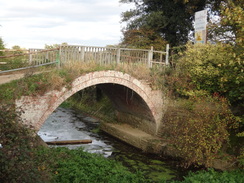 P2011DSC06408	A bridge over a stream in Earsham.