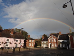 P2011DSC06613	A rainbow in Beccles.