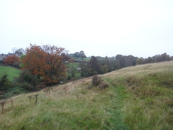 P2011DSC06682	Following the Limestone Way northeastwards towards The Hutts Farm.