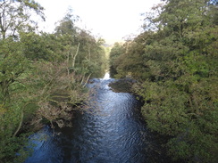 P2011DSC06710	The Dove viewed from Coldwall Bridge.