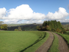 P2011DSC06741	The track leading to Shaw's Farm.