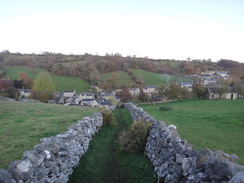 P2011DSC06819	The path between Upper Town and Bonsall.