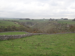 P2011DSC06970	A view over the top of Lathkill Dale.