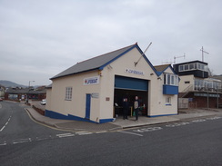 P2011DSC07052	Sidmouth lifeboat building.