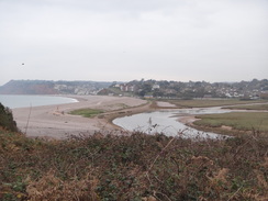 P2011DSC07167	The mouth of the River Otter.