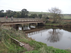 P2011DSC07180	The bridge over the River Otter.