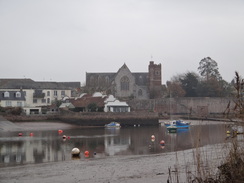 P2011DSC07449	Looking across the Exe towards Topsham.