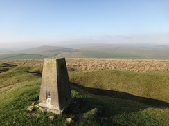 P2011DSC07733	Bradwell Moor trig pillar.