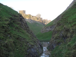 P2011DSC07779	Descending down Cave Dale.