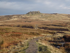 P2011DSC07864	Heading north towards Edale Rocks.