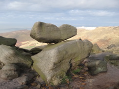 P2011DSC07889	Heading north towards Kinder Downfall.