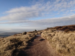 P2011DSC07917	Heading north from Kinder Downfall.