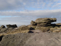 P2011DSC07921	Heading north from Kinder Downfall.