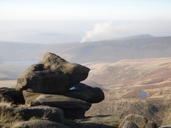 P2011DSC07994	A fire on moorland in the distance.