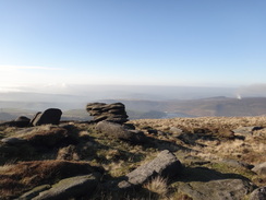 P2011DSC08007	Heading south from Kinder Downfall.