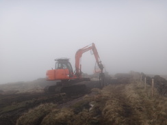 P2011DSC08035	A digger working on the new path.