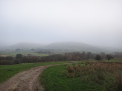 P2011DSC08072	The descent down from Hollins Cross.