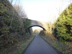 P2011DSC08126	Heading northwest towards Monsal Dale station.