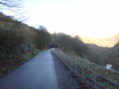 P2011DSC08147	The platform between Cressbrook and Litton Tunnels.