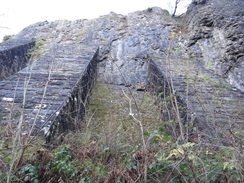 P2011DSC08219	The vast abutments of Rusher Cutting tunnel.