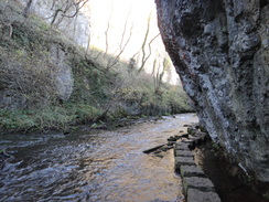 P2011DSC08254	Stepping stones in the Wye in Chee Dale.