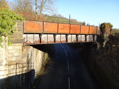 P2011DSC08302	A bridge at Miller's Dale station.