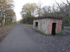 P2011DSC08370	A hut at Monsal Dale station.