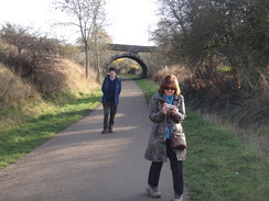 P2011DSC08402	A rather dubious couple I met on the path.