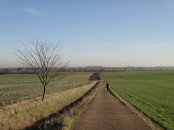 P2012DSC08533	The track leading towards Papworth Everard.