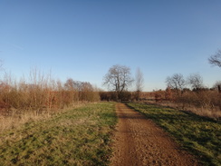 P2012DSC08588	Following the track along the southern boundary of Cambourne.