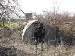 P2012DSC08654	An old shelter on the airfield.