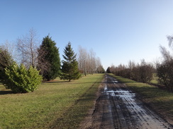 P2012DSC08902	The trail across the golf course near Somersham.