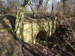 P2012DSC08907	An old bridge on the railway line near Somerhsham.