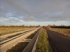 P2012DSC08971	Following the Guided Busway westwards towards St Ives.