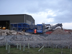 P2012DSC08995	A brick-crushing plant.