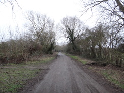 P2012DSC09020	The track leading back into Swavesey,