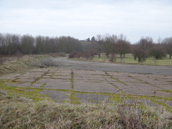 P2012DSC09055	Part of the runway of the old Oakington Barracks.