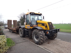 P2012DSC09061	A tractor parker outside Dry Drayton.