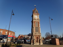 P2012DSC09273	Newmarket clock tower.