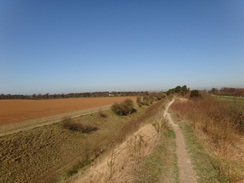 P2012DSC09304	Following the Devil's Dyke to the B1061.