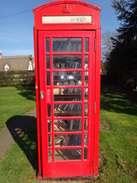 P2012DSC09368	A phone box at Burrough Green.