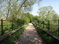 P2012DSC00280	Crossing a bridge over the Stour.