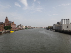 P2012DSC00932	The Yare viewed from the Haven Bridge.