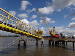 P2012DSC00984	A jetty at the Thames Barrier.