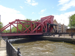 P2012DSC01116	Rotherhithe Sreet bascule bridge.