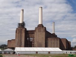 P2012DSC01222	The ruins of Battersea Power Station.