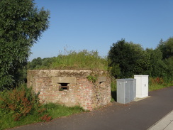 P2012DSC01393	An old pillbox near St Ives park and ride.